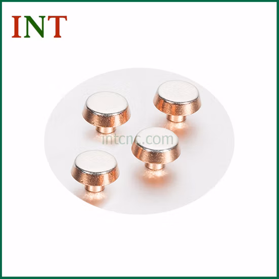 Silberne elektrische Kontaktnieten für Leckageschutz