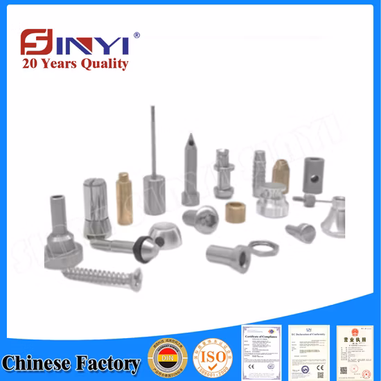 Kundenspezifische hochwertige Präzisions-CNC-Drehmaschinenteile Hochwertige Kunststoffformkomponenten Kundenspezifische Präzisionsform-Präzisions-CNC-Bearbeitungsteile